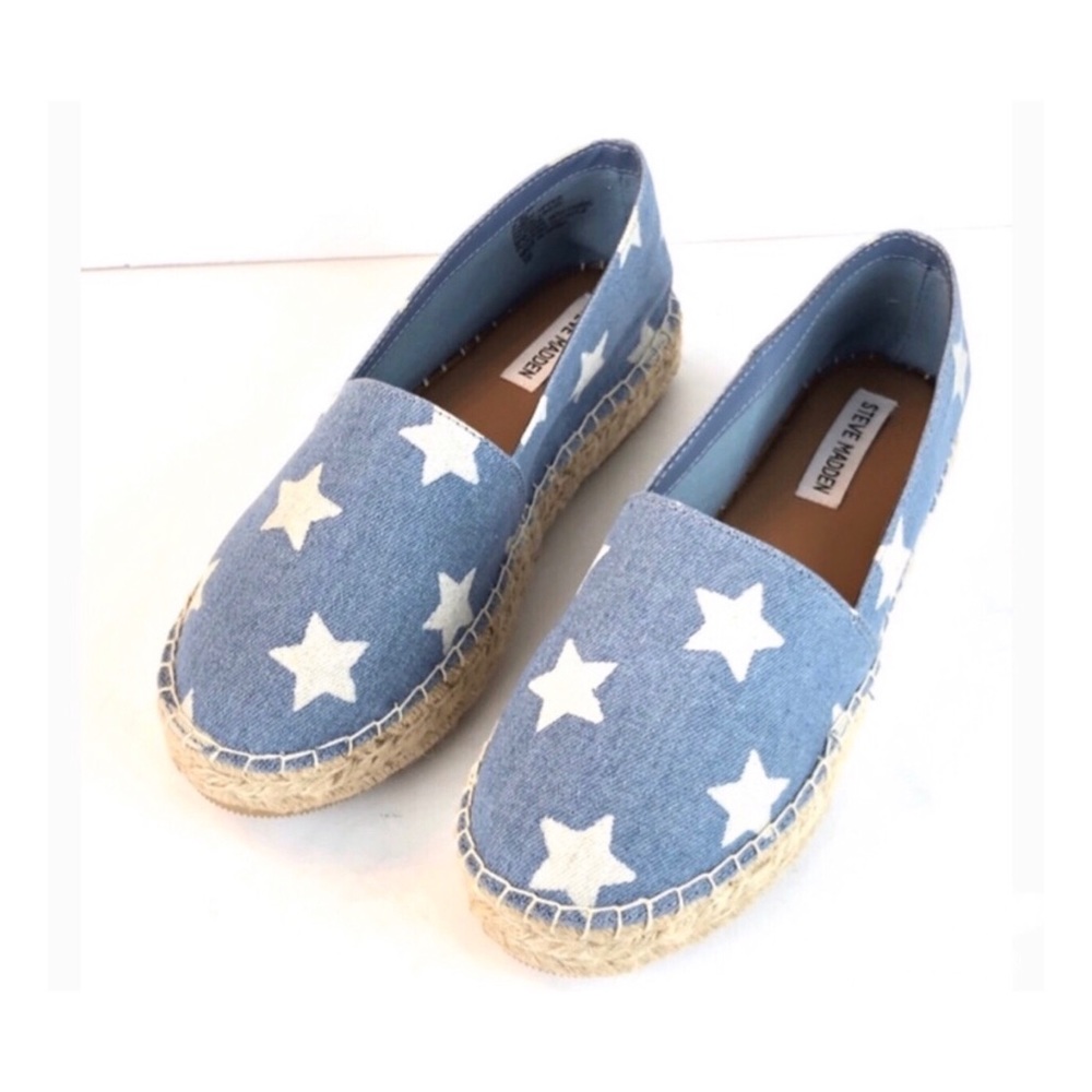 Steve Madden Talan Platform SlipOn Star Espadrille